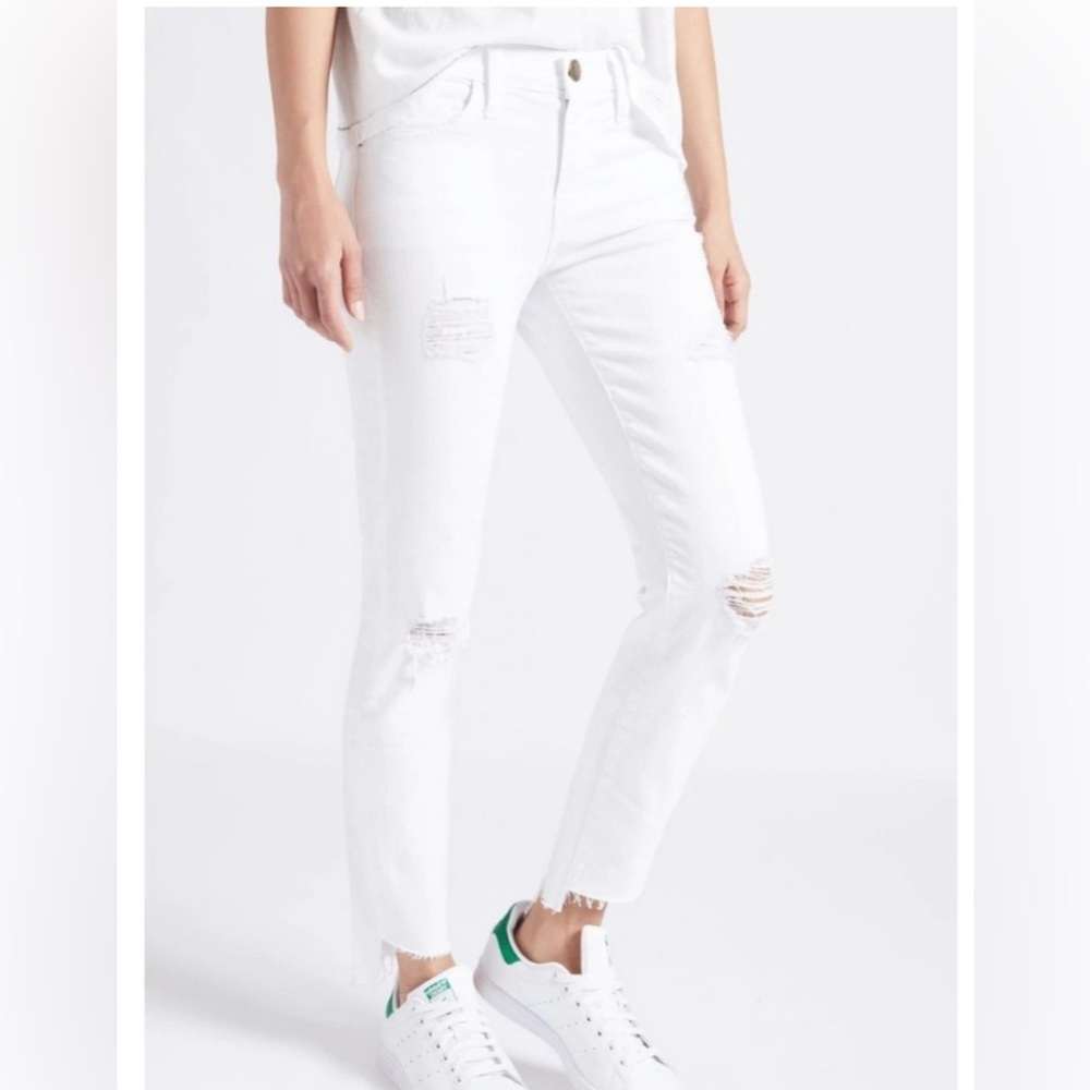 Current /Elliott The Stiletto Sugar Destroy Uneven Cut Hem